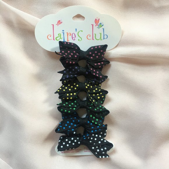 BUY ONE GET ONE 50% OFF Colourful Polkadot Bows - Picture 1 of 3